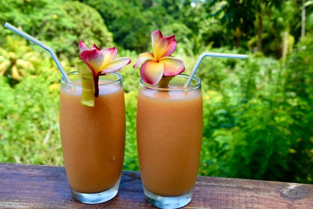 Vanuatu tropical fruit drinks