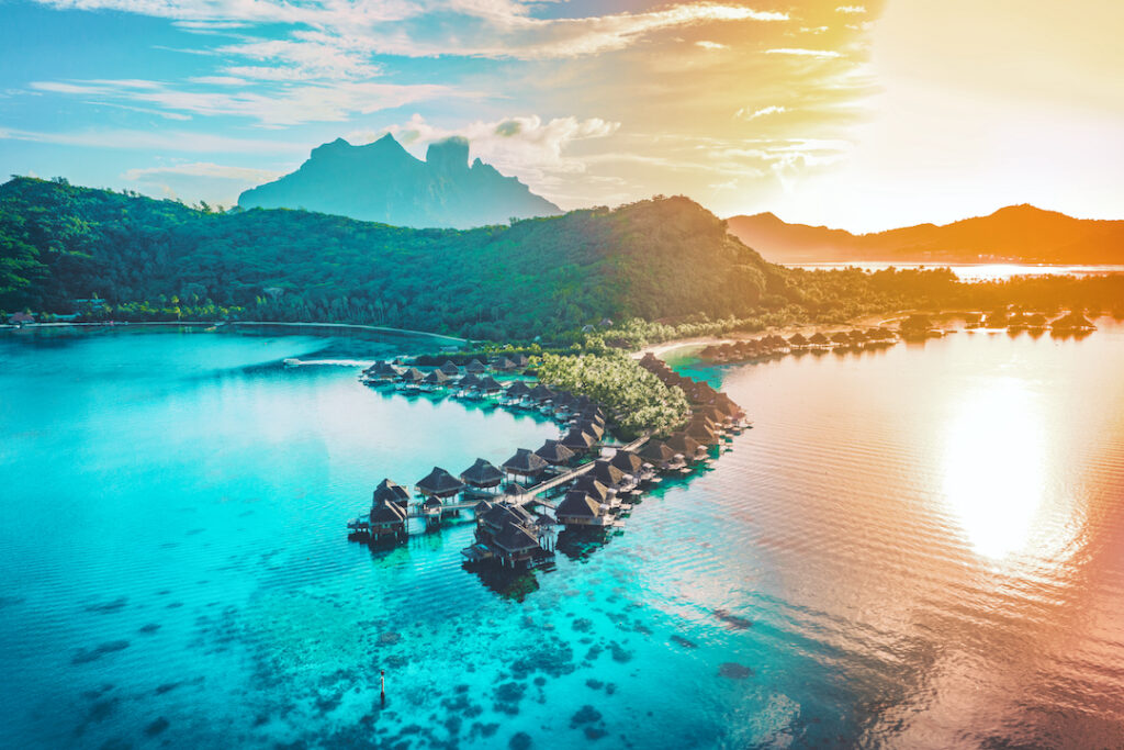 Picture perfect Bora Bora.
